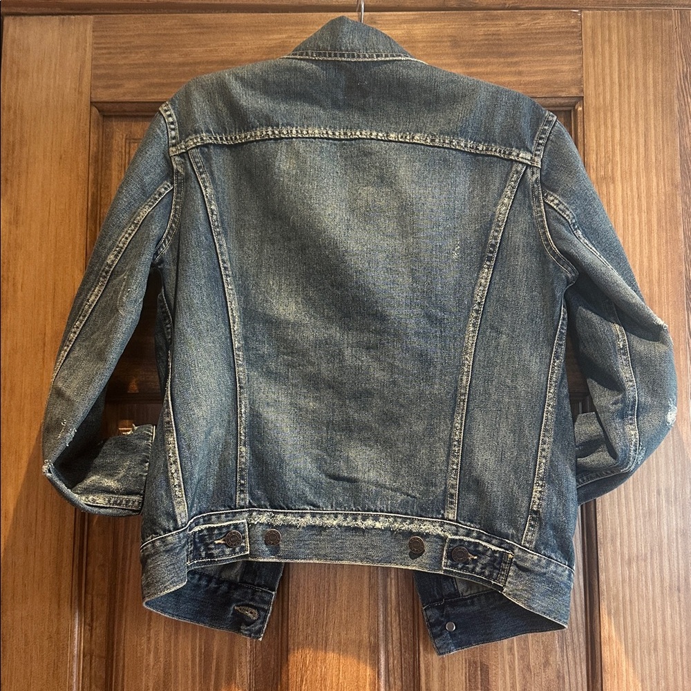 Able Distressed Denim Jacket - Picture 3 of 4